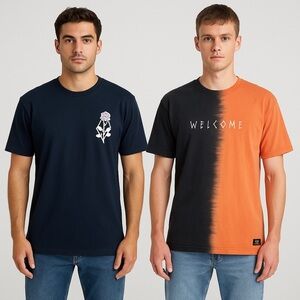 Zumiez Welcome and Empyre Short Sleeve T-Shirt Bundle Size XL